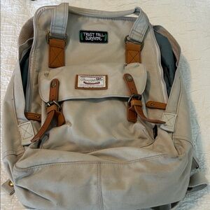 Beige Backpack by Doughnut